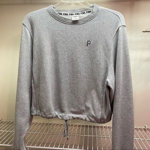Pink Synch Grey Crewneck Sweatshirt